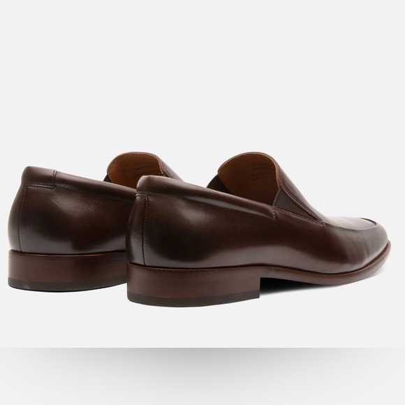 Gordon Rush $245 Men’s Elliot Brown Leather Slip On Dress Shoes Size 13 New - Picture 3 of 10